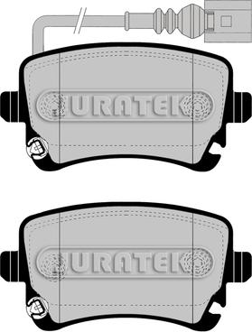 Juratek JCP1644 - Kit de plaquettes de frein, frein à disque cwaw.fr