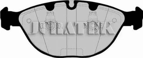 Juratek JCP1618 - Kit de plaquettes de frein, frein à disque cwaw.fr