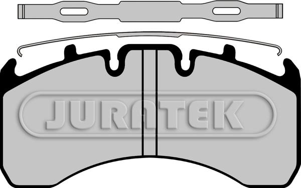 Juratek JCP1624 - Kit de plaquettes de frein, frein à disque cwaw.fr