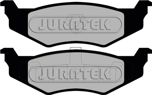 Juratek JCP1099 - Kit de plaquettes de frein, frein à disque cwaw.fr