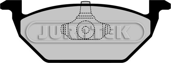 Juratek JCP1094 - Kit de plaquettes de frein, frein à disque cwaw.fr