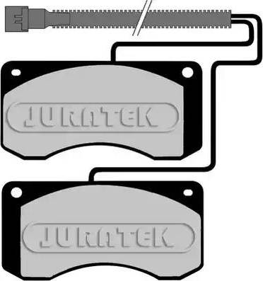 Juratek JCP1046 - Kit de plaquettes de frein, frein à disque cwaw.fr