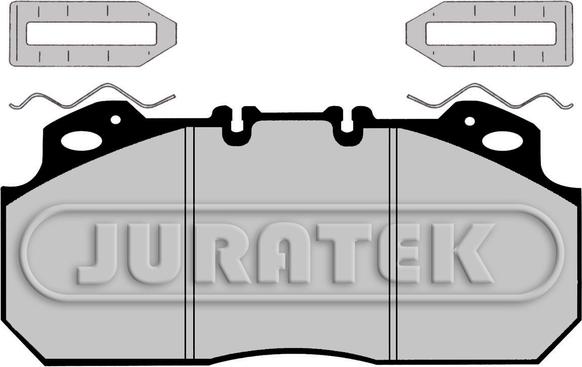 Juratek JCP1047 - Kit de plaquettes de frein, frein à disque cwaw.fr