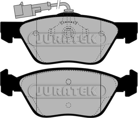 Juratek JCP1052 - Kit de plaquettes de frein, frein à disque cwaw.fr