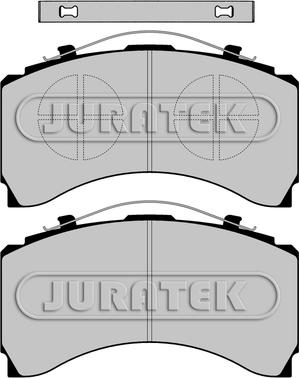 Juratek JCP1005 - Kit de plaquettes de frein, frein à disque cwaw.fr