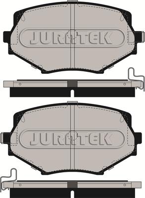 Juratek JCP1011 - Kit de plaquettes de frein, frein à disque cwaw.fr