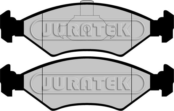 Juratek JCP1081 - Kit de plaquettes de frein, frein à disque cwaw.fr