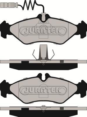 Juratek JCP1039 - Kit de plaquettes de frein, frein à disque cwaw.fr