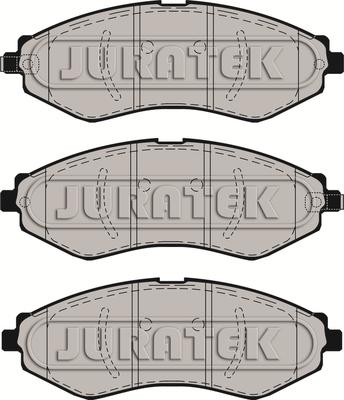 Juratek JCP1116 - Kit de plaquettes de frein, frein à disque cwaw.fr