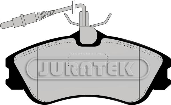 Juratek JCP1112 - Kit de plaquettes de frein, frein à disque cwaw.fr