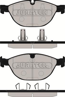 Juratek JCP1883 - Kit de plaquettes de frein, frein à disque cwaw.fr