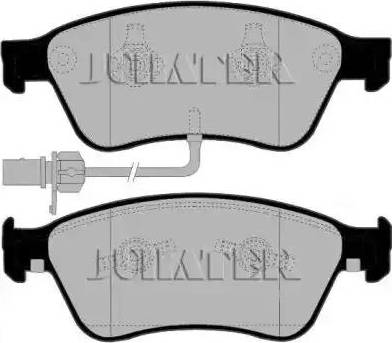 Juratek JCP1832 - Kit de plaquettes de frein, frein à disque cwaw.fr