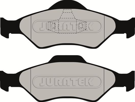 Juratek JCP1393 - Kit de plaquettes de frein, frein à disque cwaw.fr