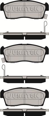 Juratek JCP139 - Kit de plaquettes de frein, frein à disque cwaw.fr