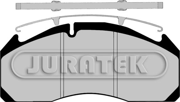 Juratek JCP1388 - Kit de plaquettes de frein, frein à disque cwaw.fr