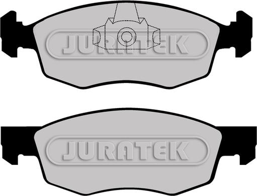 Juratek JCP1376 - Kit de plaquettes de frein, frein à disque cwaw.fr