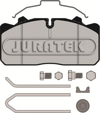 Juratek JCP1279K1 - Kit de plaquettes de frein, frein à disque cwaw.fr