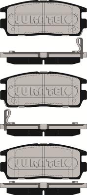 Juratek JCP127 - Kit de plaquettes de frein, frein à disque cwaw.fr