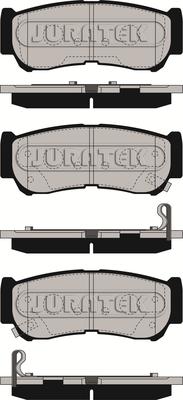 Juratek JCP179 - Kit de plaquettes de frein, frein à disque cwaw.fr