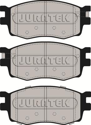 Juratek JCP174 - Kit de plaquettes de frein, frein à disque cwaw.fr