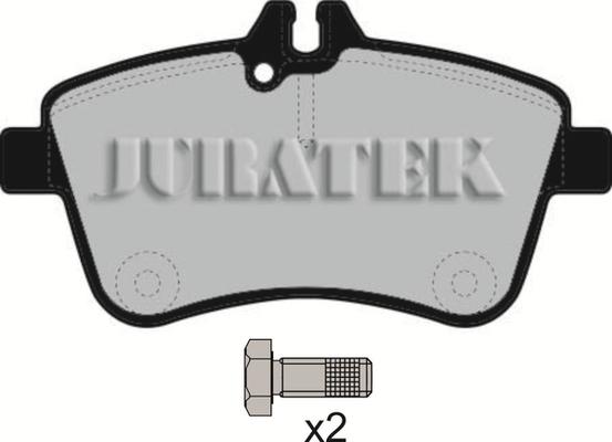 Juratek JCP1750 - Kit de plaquettes de frein, frein à disque cwaw.fr