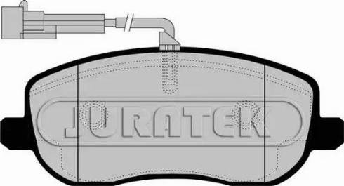 Juratek JCP1787 - Kit de plaquettes de frein, frein à disque cwaw.fr