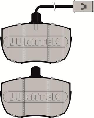 Juratek JCP841 - Kit de plaquettes de frein, frein à disque cwaw.fr