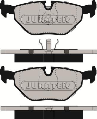 Juratek JCP850 - Kit de plaquettes de frein, frein à disque cwaw.fr