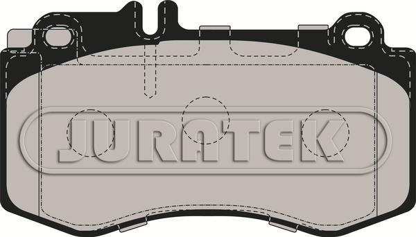 Juratek JCP8612 - Kit de plaquettes de frein, frein à disque cwaw.fr