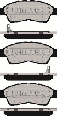 Juratek JCP867 - Kit de plaquettes de frein, frein à disque cwaw.fr