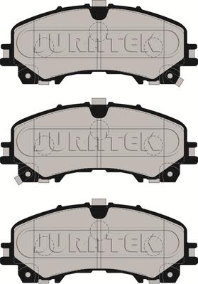 Juratek JCP8095 - Kit de plaquettes de frein, frein à disque cwaw.fr