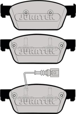 Juratek JCP8043 - Kit de plaquettes de frein, frein à disque cwaw.fr