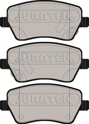 Juratek JCP8056 - Kit de plaquettes de frein, frein à disque cwaw.fr