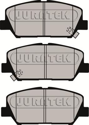 Juratek JCP8081 - Kit de plaquettes de frein, frein à disque cwaw.fr