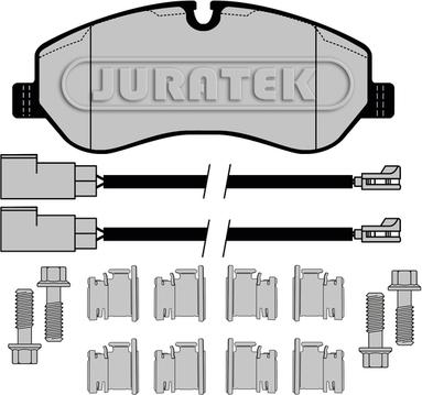 Juratek JCP8039 - Kit de plaquettes de frein, frein à disque cwaw.fr