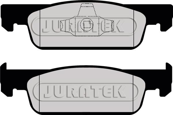 Juratek JCP8079 - Kit de plaquettes de frein, frein à disque cwaw.fr