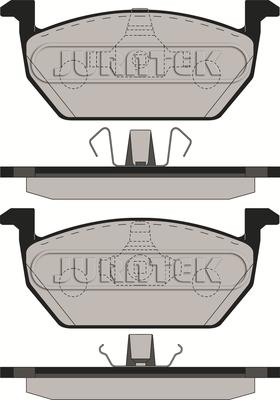 Juratek JCP8191 - Kit de plaquettes de frein, frein à disque cwaw.fr