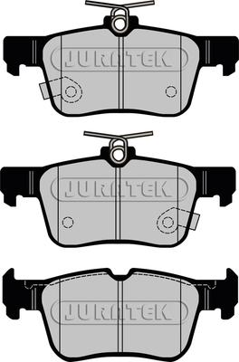 Juratek JCP8155 - Kit de plaquettes de frein, frein à disque cwaw.fr