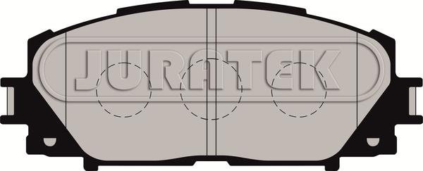 Juratek JCP8168 - Kit de plaquettes de frein, frein à disque cwaw.fr