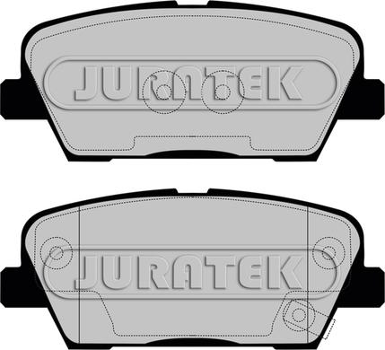 Juratek JCP8104 - Kit de plaquettes de frein, frein à disque cwaw.fr