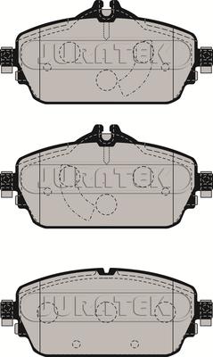 Juratek JCP8139 - Kit de plaquettes de frein, frein à disque cwaw.fr