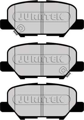 Juratek JCP8123 - Kit de plaquettes de frein, frein à disque cwaw.fr