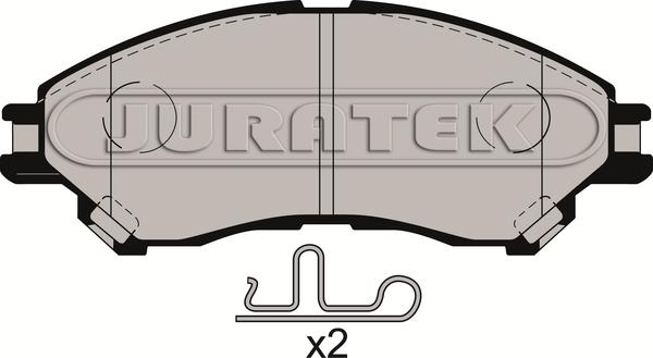 Juratek JCP8172 - Kit de plaquettes de frein, frein à disque cwaw.fr