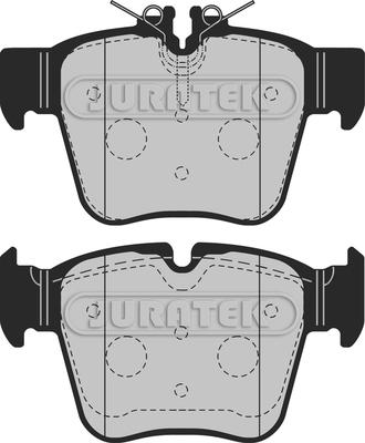 Juratek JCP8319 - Kit de plaquettes de frein, frein à disque cwaw.fr