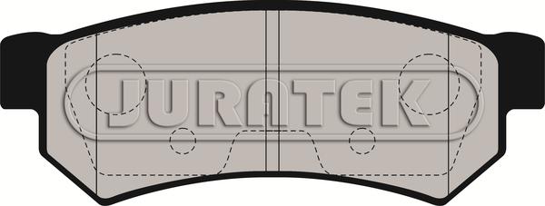 Juratek JCP8254 - Kit de plaquettes de frein, frein à disque cwaw.fr