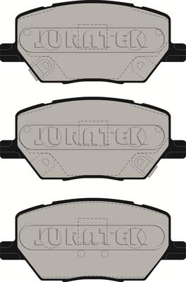 Juratek JCP8256 - Kit de plaquettes de frein, frein à disque cwaw.fr