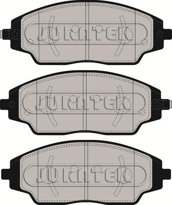 Juratek JCP8253 - Kit de plaquettes de frein, frein à disque cwaw.fr