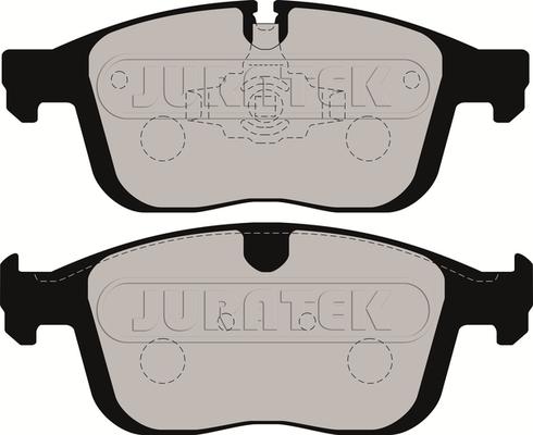 Juratek JCP8223 - Kit de plaquettes de frein, frein à disque cwaw.fr