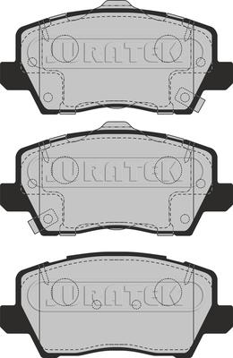 Juratek JCP8275 - Kit de plaquettes de frein, frein à disque cwaw.fr