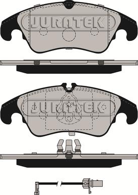 Juratek JCP245 - Kit de plaquettes de frein, frein à disque cwaw.fr